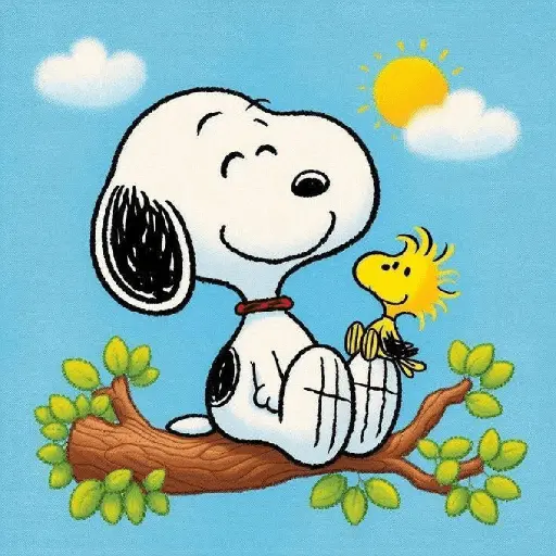 🦴 Snoopy feliz 🐶🐾🏡