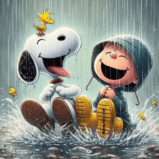 🦴 Snoopy feliz 🐶🐾🏡