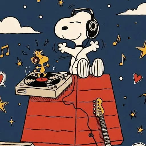 🦴 Snoopy feliz 🐶🐾🏡