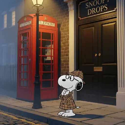 🦴 Snoopy feliz 🐶🐾🏡