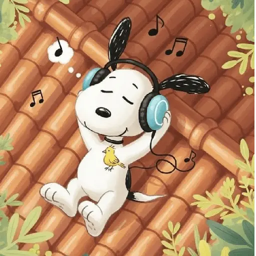 🦴 Snoopy feliz 🐶🐾🏡