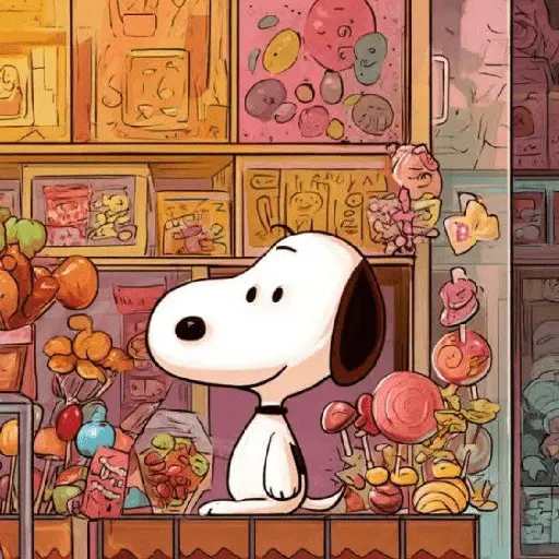 🦴 Snoopy feliz 🐶🐾🏡