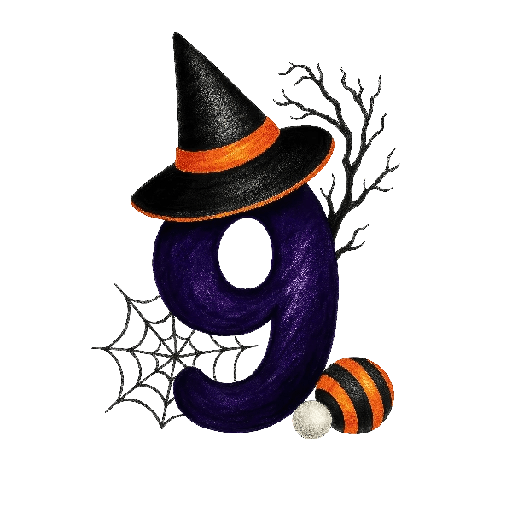 🧟 Halloween números 123 🦇 preview