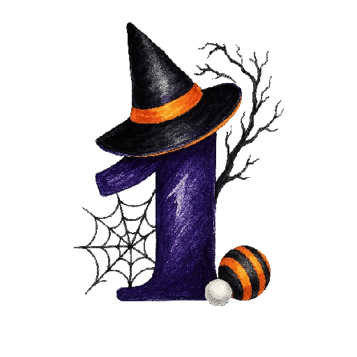 🧟 Halloween números 123 🦇 preview