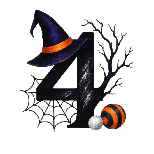 🧟 Halloween números 123 🦇