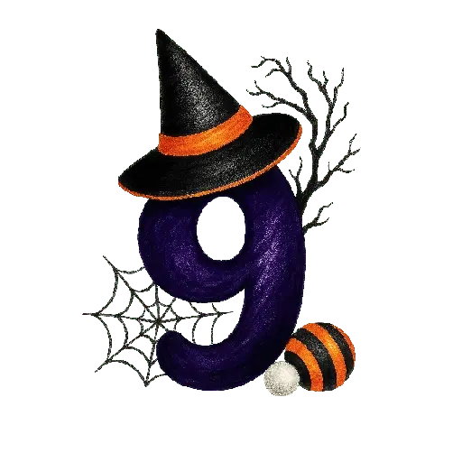 🧟 Halloween números 123 🦇