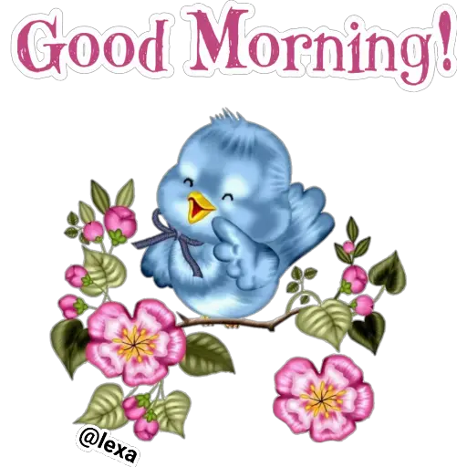 Buenos días Sticker 🌈🌼🌄 