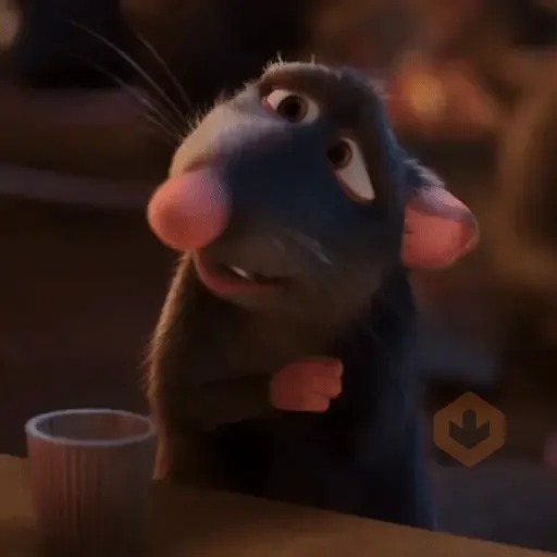 👉👈 Ratatouille rata triste 🐭🐀 sticker 14