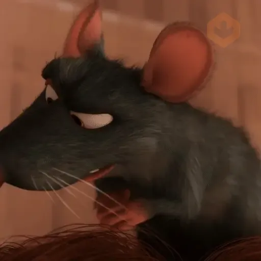👉👈 Ratatouille rata triste 🐭🐀 sticker 15