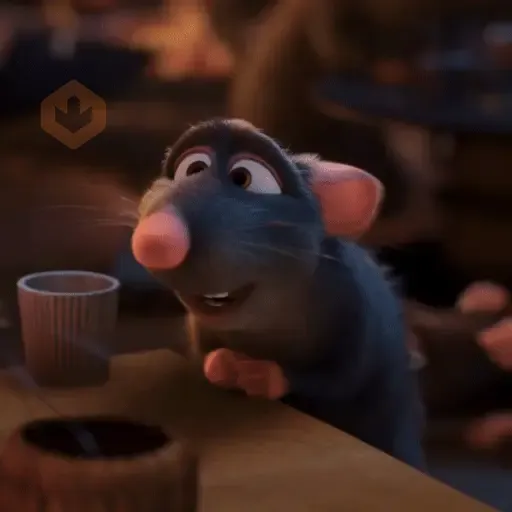 👉👈 Ratatouille rata triste 🐭🐀 sticker 17