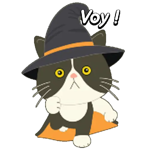 Halloween Cute Black Cat🐈‍⬛✨
