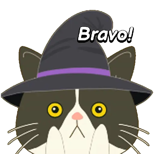 Halloween Cute Black Cat🐈‍⬛✨
