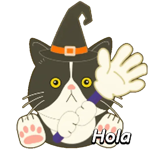 Halloween Cute Black Cat🐈‍⬛✨