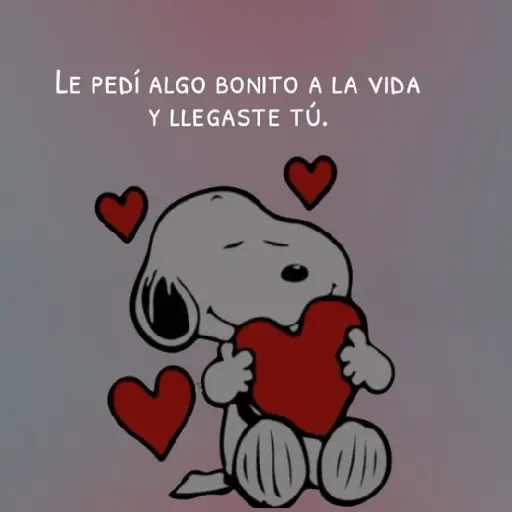 ❤️❤️ Snoopy Amor Frases ❤️❤️