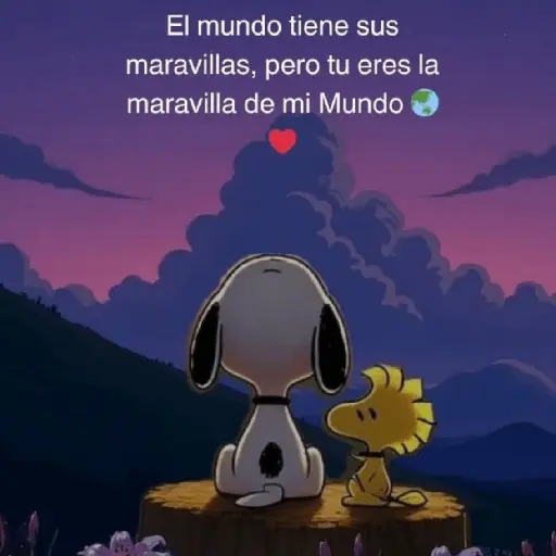 ❤️❤️ Snoopy Amor Frases ❤️❤️