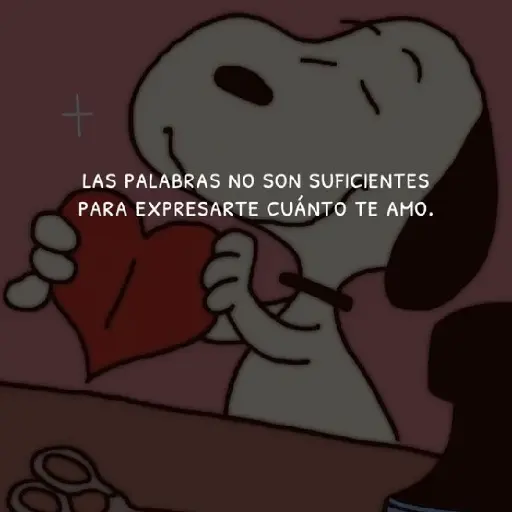 ❤️❤️ Snoopy Amor Frases ❤️❤️