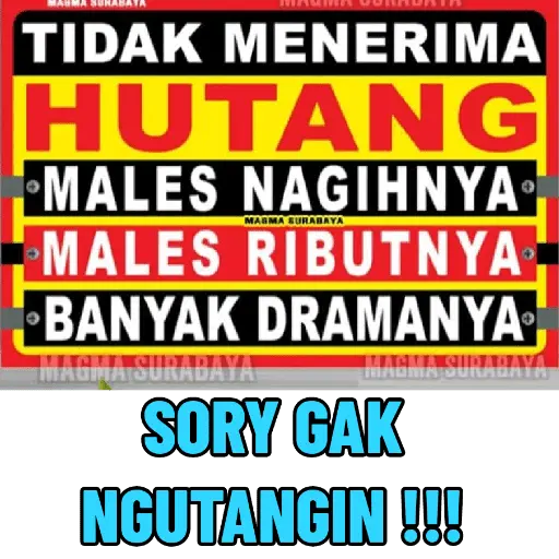 Stiker Saya