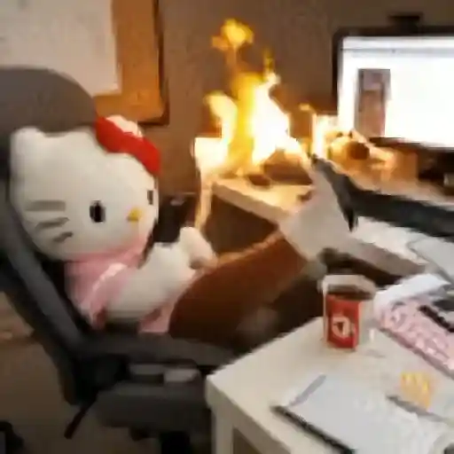 Hello Kitty 🎀 meme 💖 preview