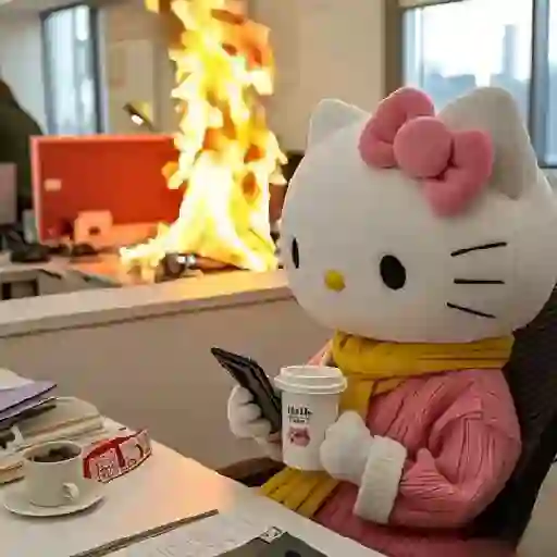 Hello Kitty 🎀 meme 💖
