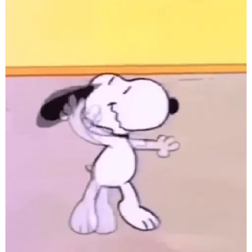 Snoopy~ Gifs ❨･¨⬮