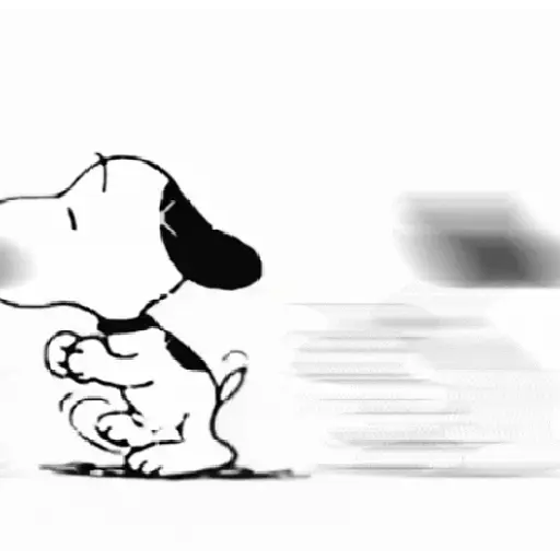 Snoopy~ Gifs ❨･¨⬮