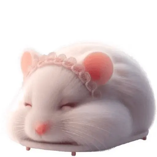 🐁🐭 Ratita blanca Rata 🐭🐁