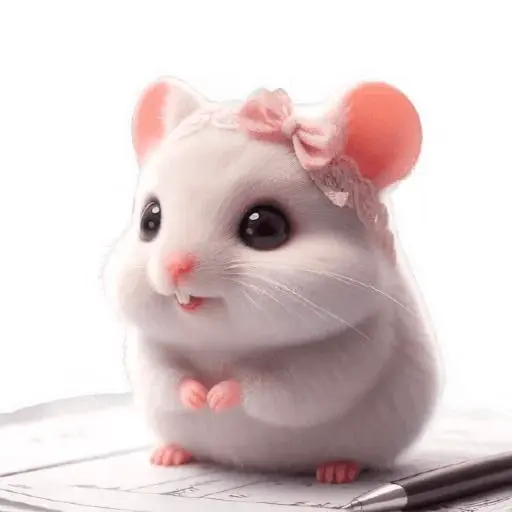 🐁🐭 Ratita blanca Rata 🐭🐁