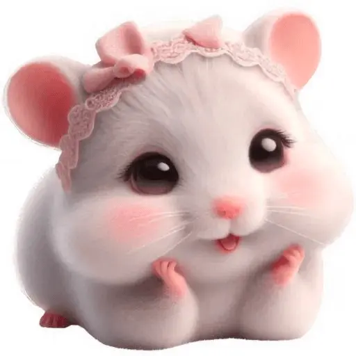🐁🐭 Ratita blanca Rata 🐭🐁