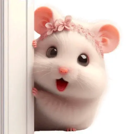 🐁🐭 Ratita blanca Rata 🐭🐁