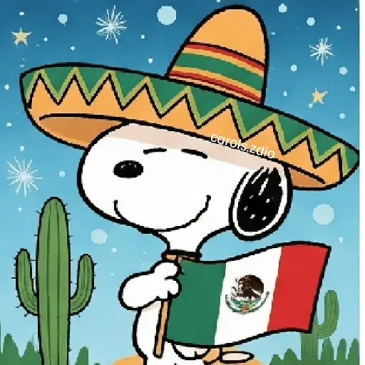 🇲🇽 Snoopy Viva México 🇲🇽 