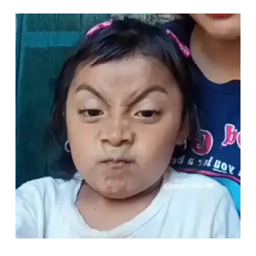 niña tiktok rosita 🌷😠