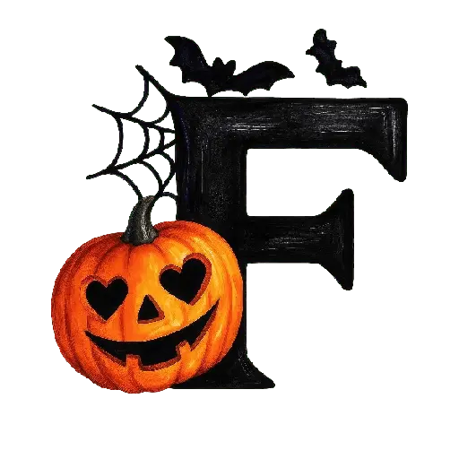 👻Halloween letras abecedario 🎃