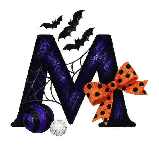 👻Halloween letras abecedario 🎃