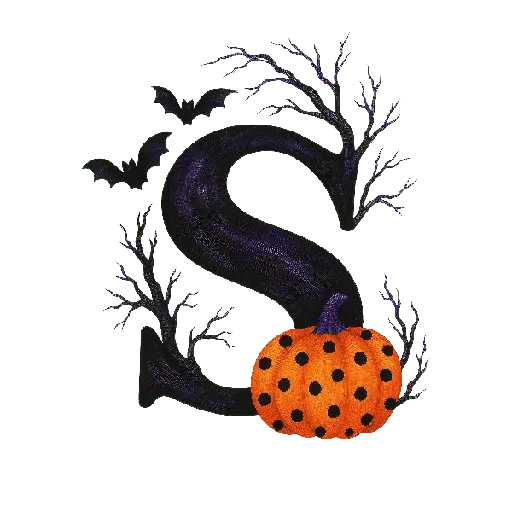 👻Halloween letras abecedario 🎃