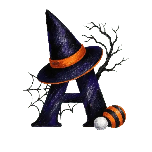 👻Halloween letras abecedario 🎃
