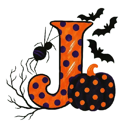 👻Halloween letras abecedario 🎃