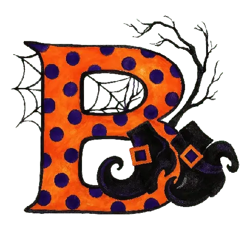 👻Halloween letras abecedario 🎃
