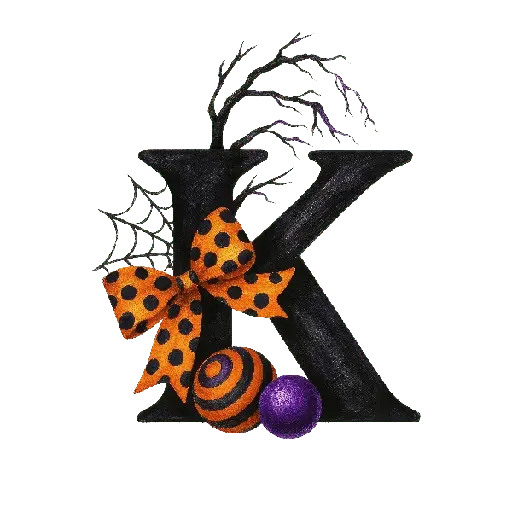 👻Halloween letras abecedario 🎃