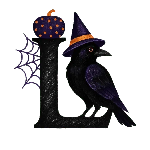 👻Halloween letras abecedario 🎃