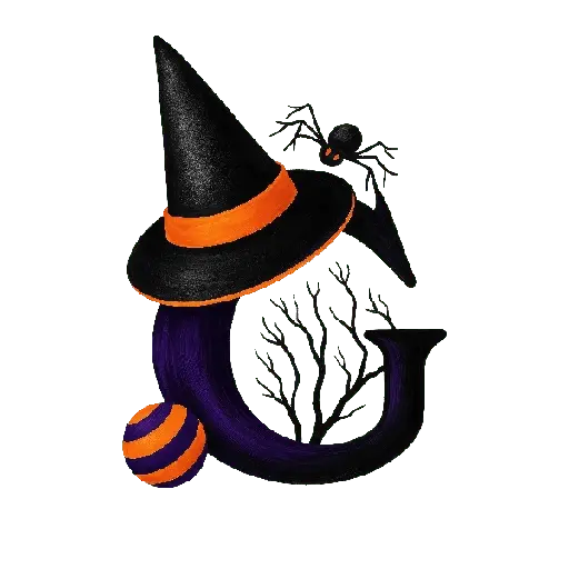 👻Halloween letras abecedario 🎃