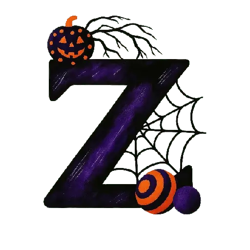 👻Halloween letras abecedario 🎃