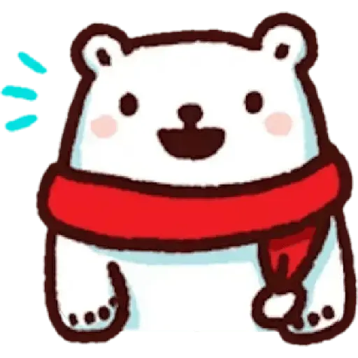 Navidad,Cute Osito polar🐻‍❄️🎄