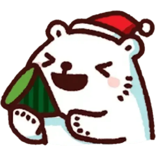 Navidad,Cute Osito polar🐻‍❄️🎄