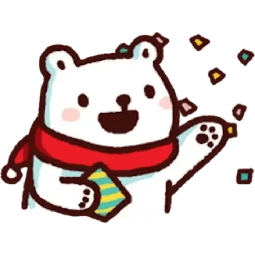 Navidad,Cute Osito polar🐻‍❄️🎄