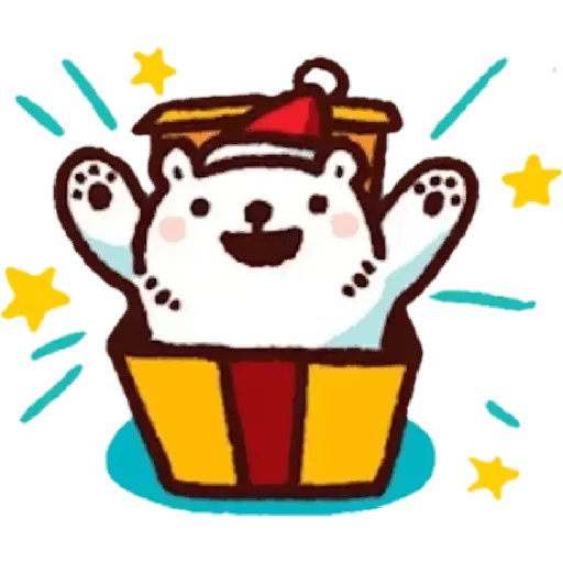 Navidad,Cute Osito polar🐻‍❄️🎄