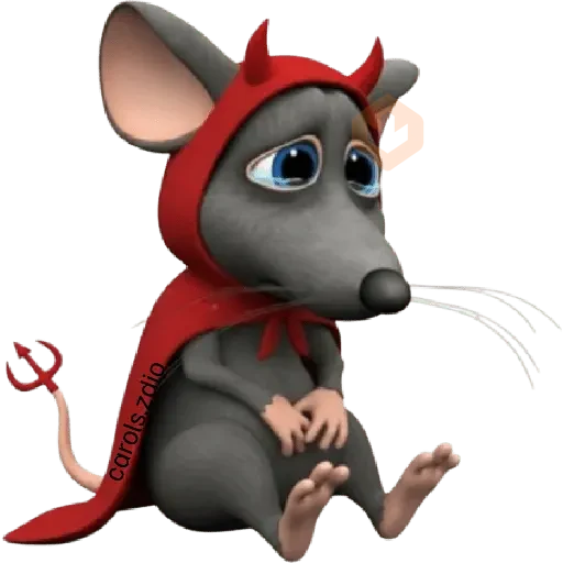 Ratita triste de Halloween 🐀🎃 sticker 15