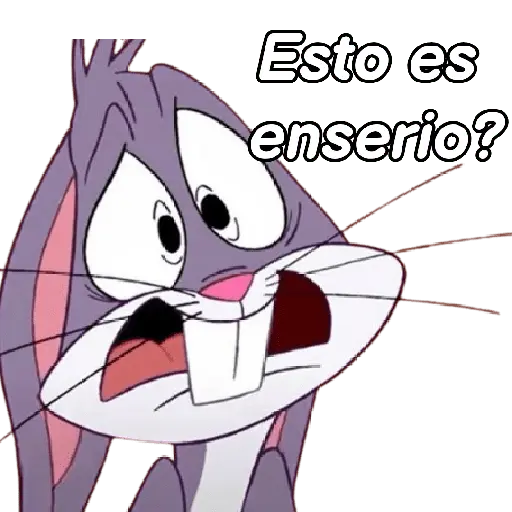 Bugs Bunny dice🐇🥕✨