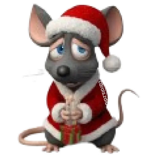 🎄Ratita triste tímida Navidad🎄