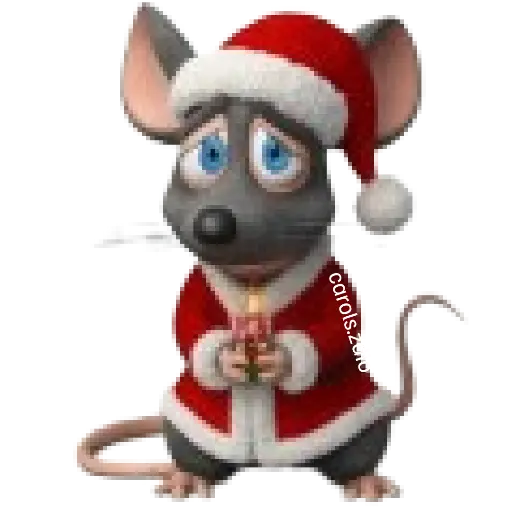 🎄Ratita triste tímida Navidad🎄