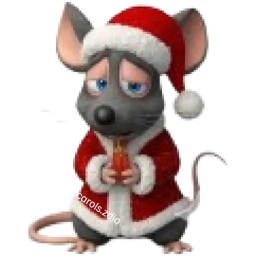 🎄Ratita triste tímida Navidad🎄